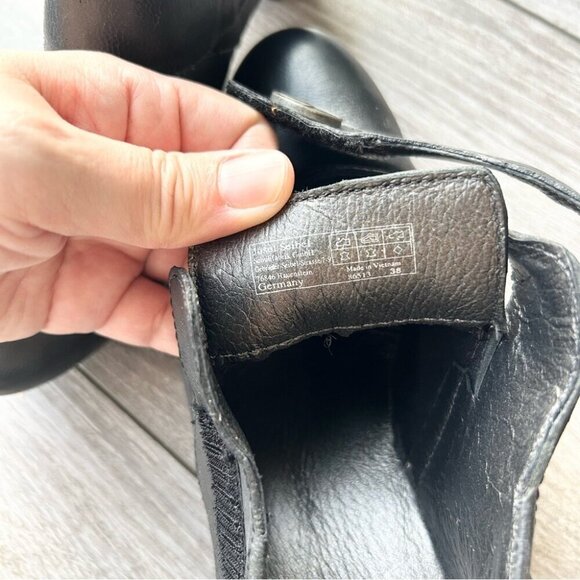 Josef Seibel Leather Ankle Boots in Black - Picture 10 of 13